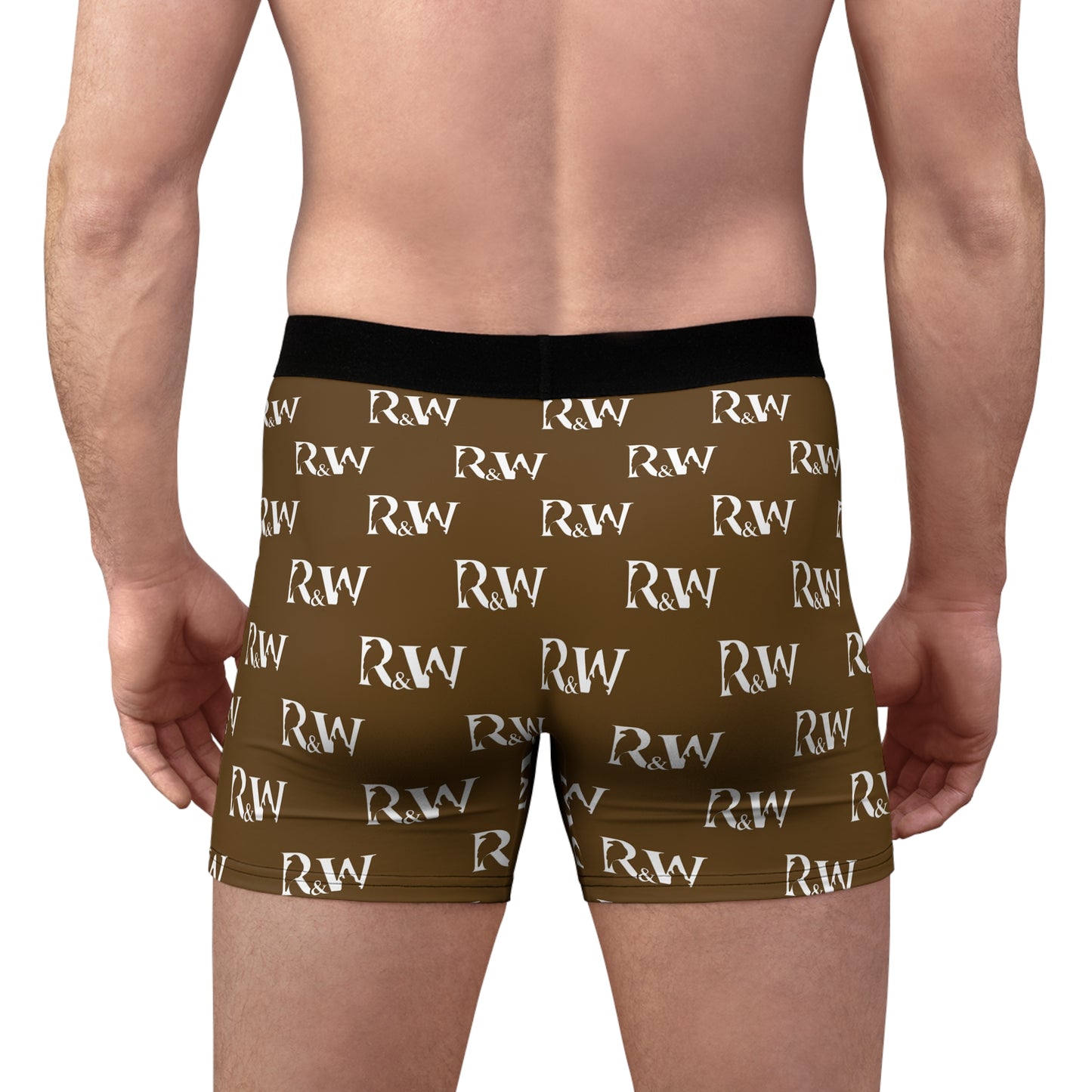 Men's Pattern Boxer Briefs — Maduro Marrón Men’s Underwear