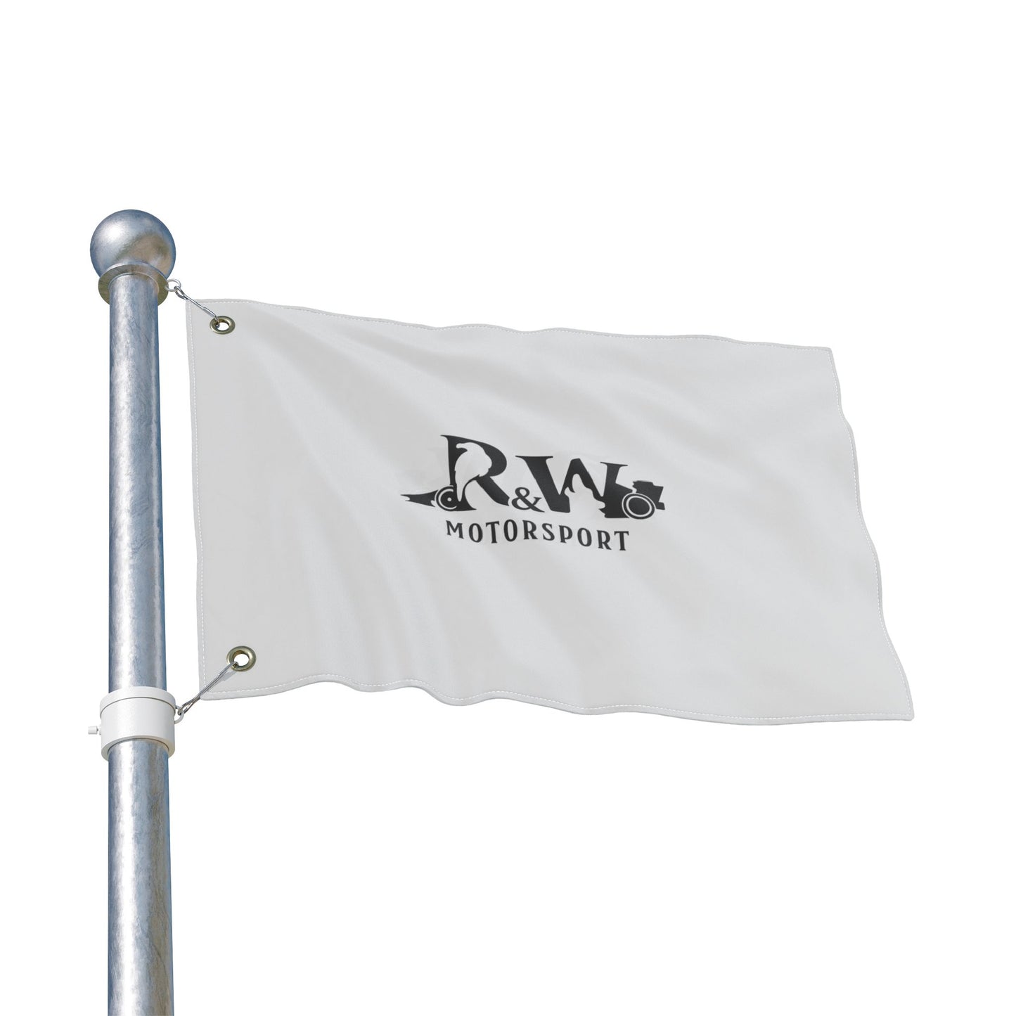 R&W Motorsport Team Flag (Wolf Grey)
