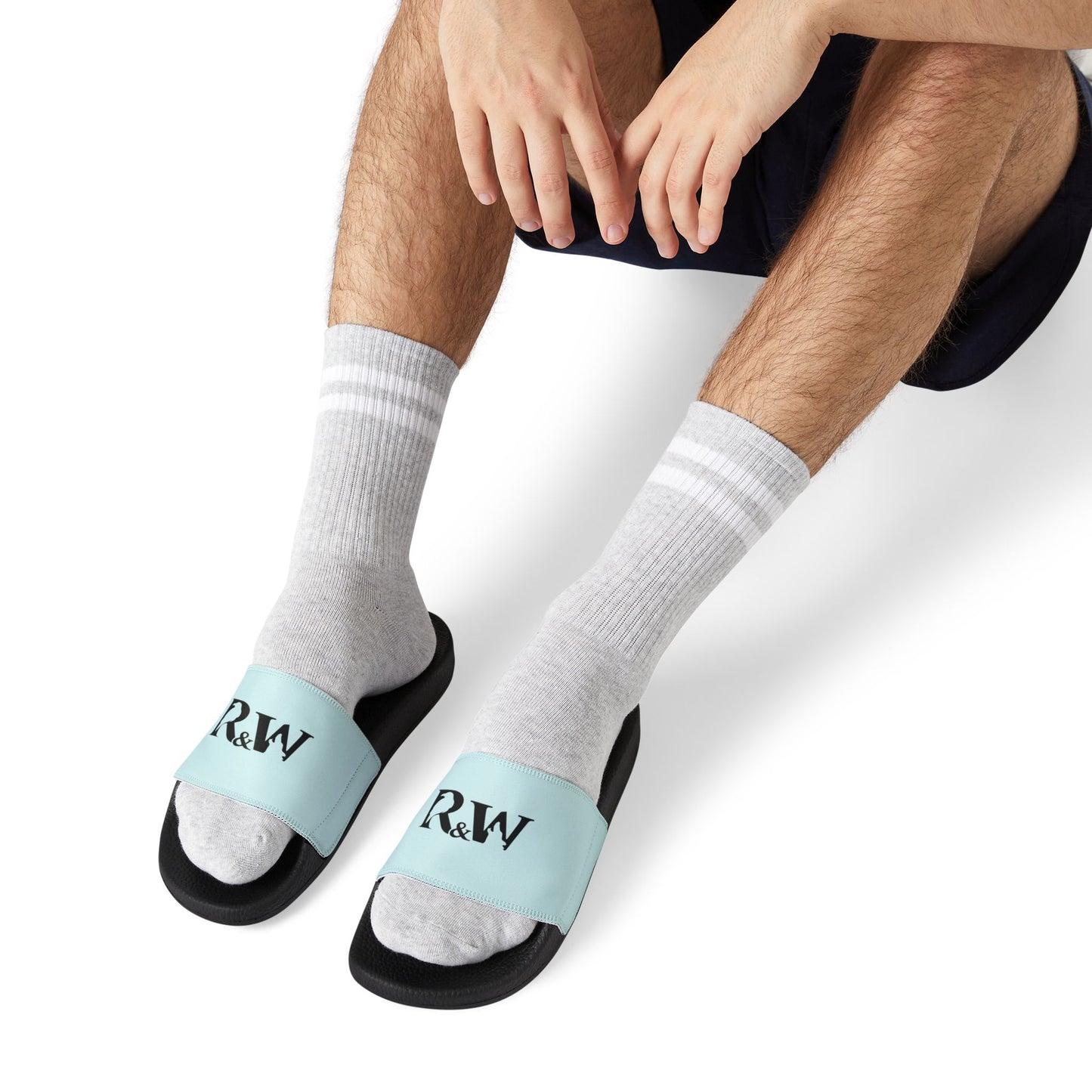 R&W Men's Slide Sandals — Horizon Casual Pool & Beach Slides