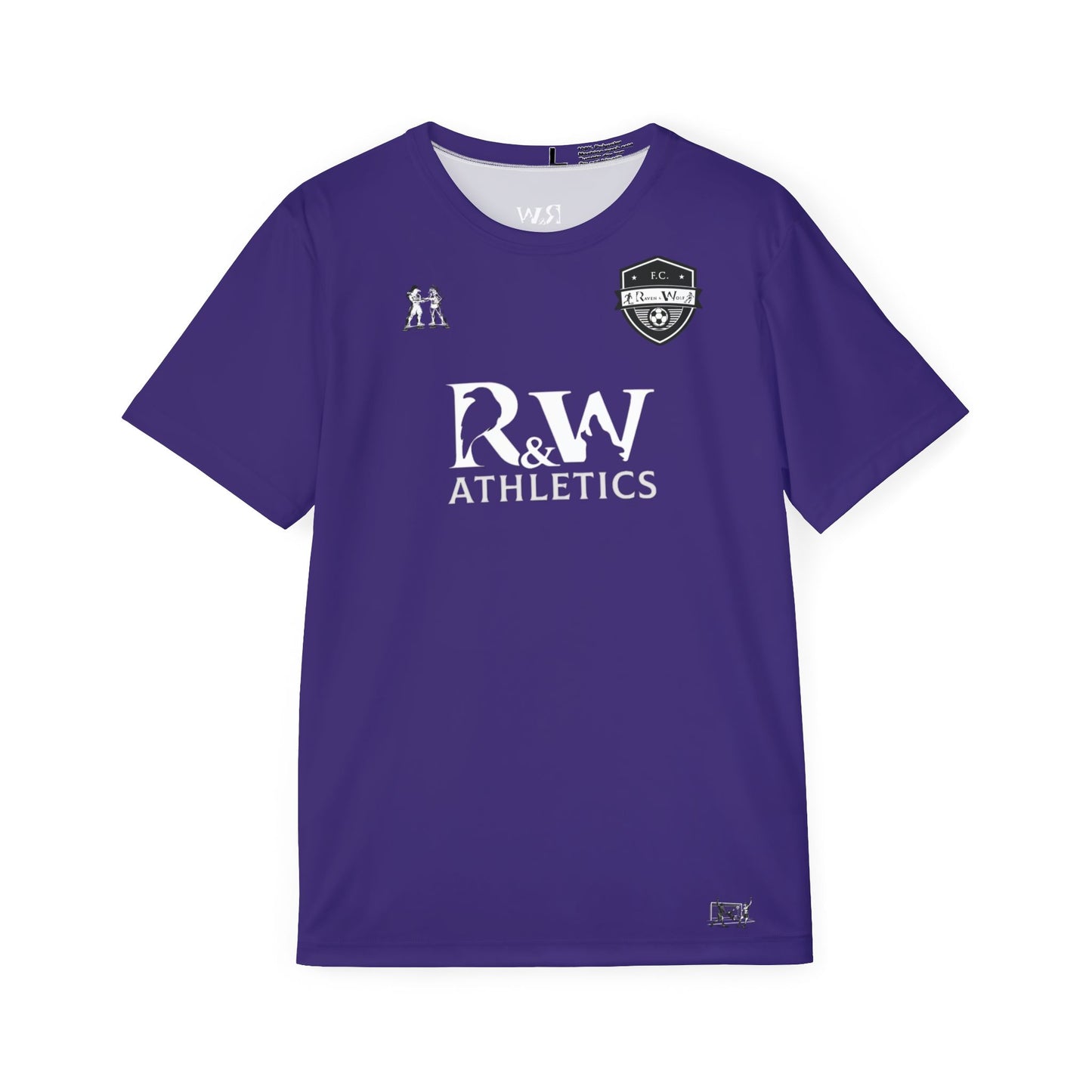 R&W Athletics "Kick Off" Football Shirt/Soccer Jersey - Raven