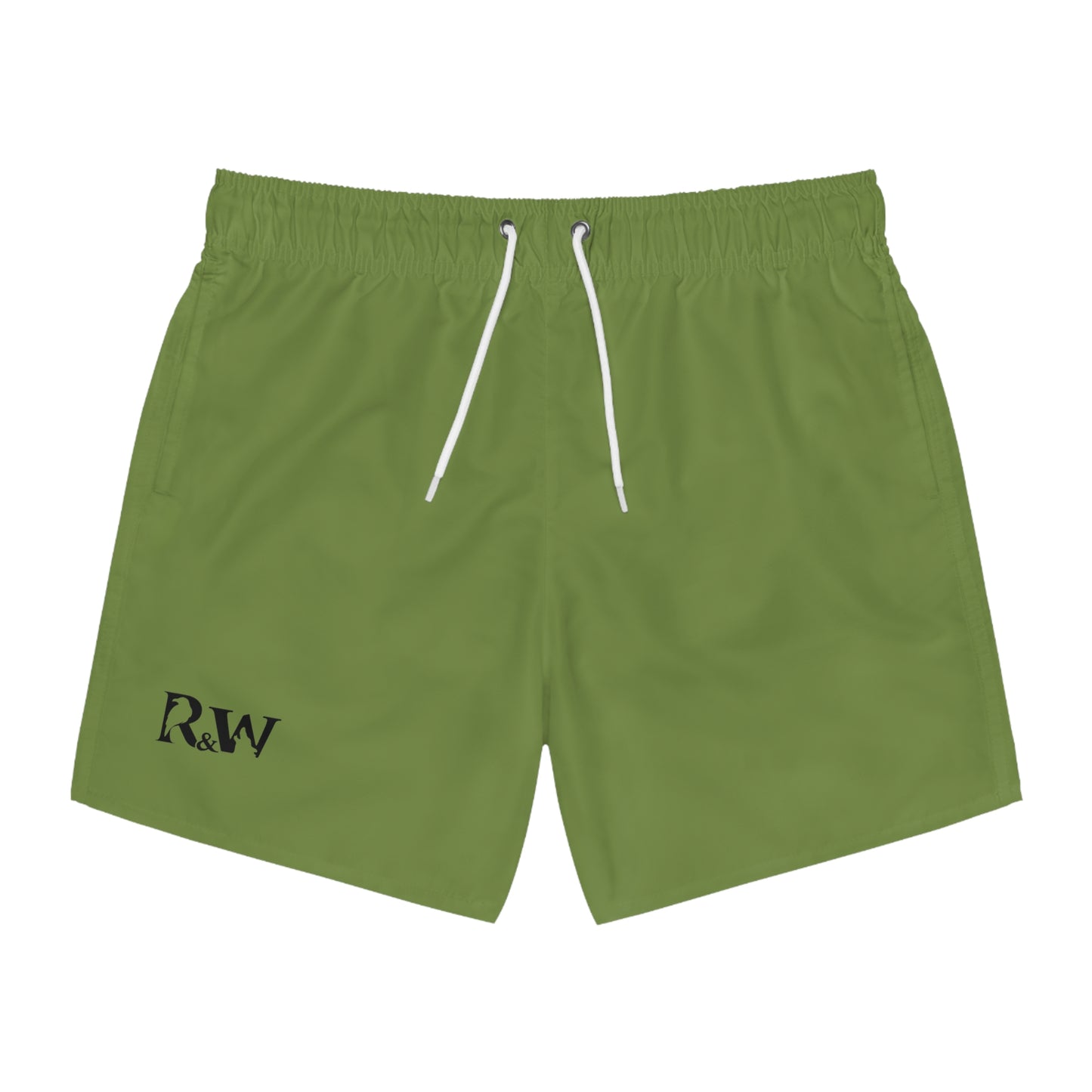 Mens Minimal Logo Swim Trunks — Tomillo Tranquilo