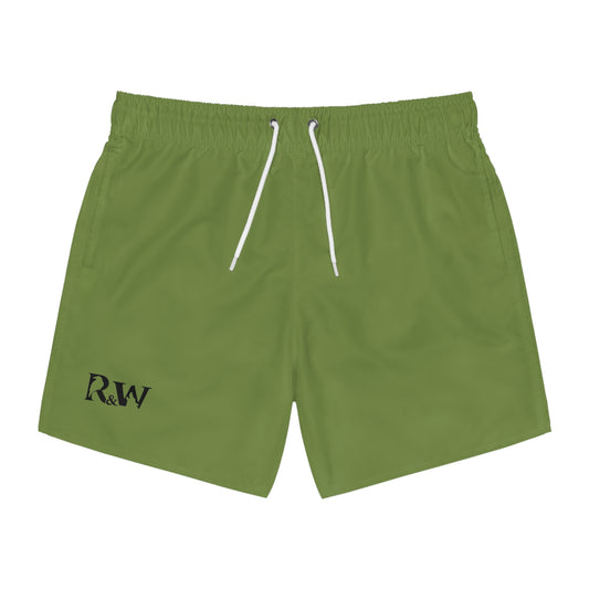 Mens Minimal Logo Swim Trunks — Tomillo Tranquilo