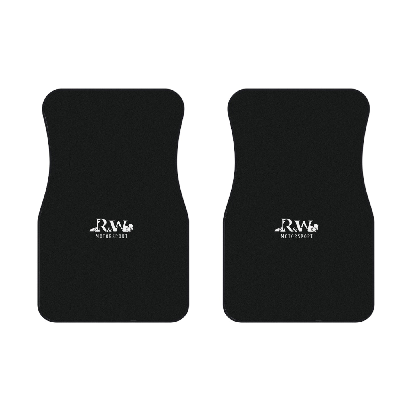R&W Motorsport Front Car Mats – Tarmac Black (Front Pair Only)