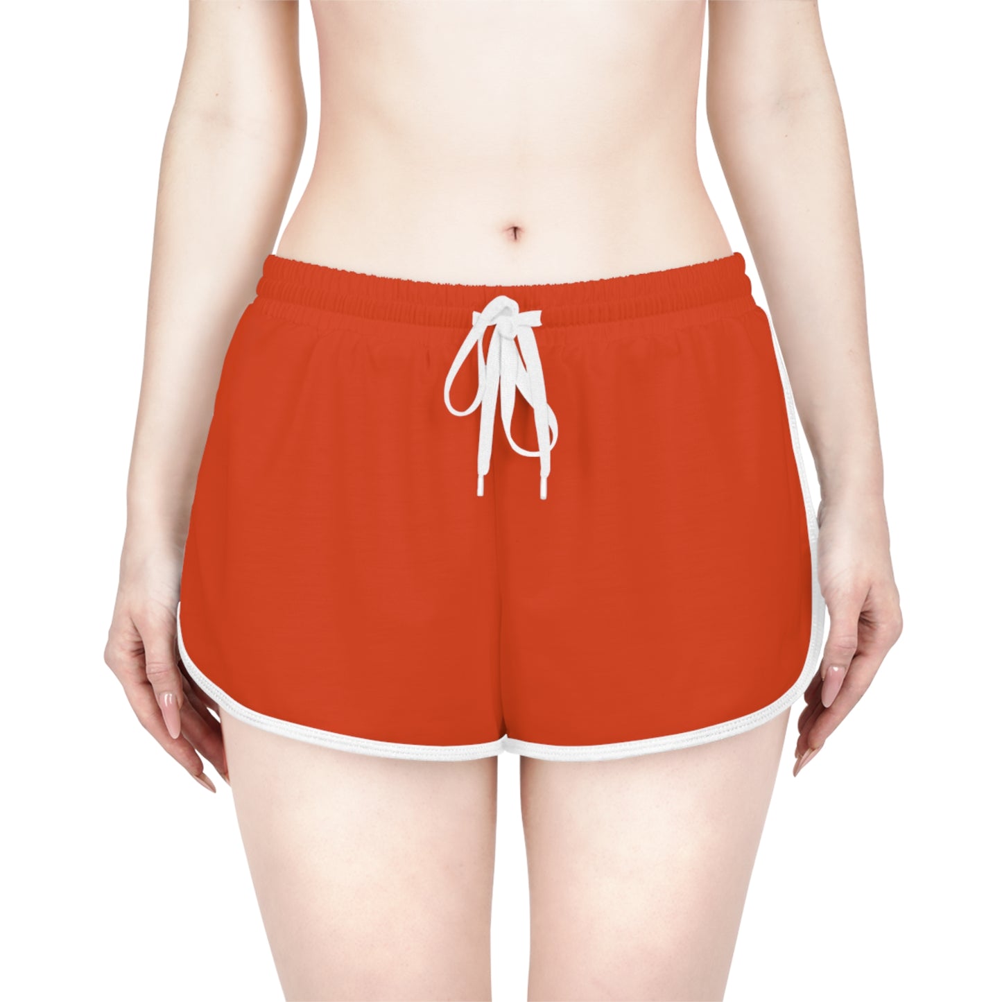 R&W Women's Minimalist Logo Relaxed Shorts — Rojo Rugiente