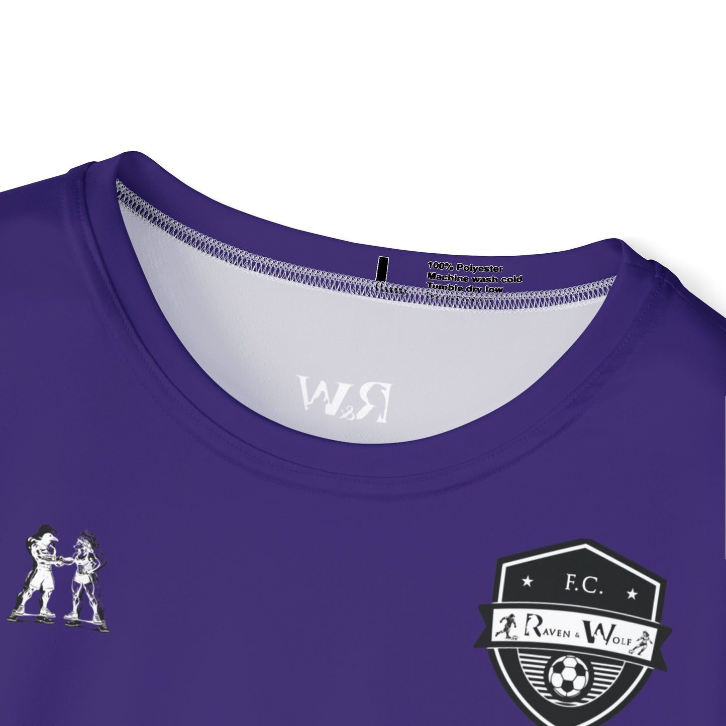R&W Athletics "Kick Off" Football Shirt/Soccer Jersey - Raven