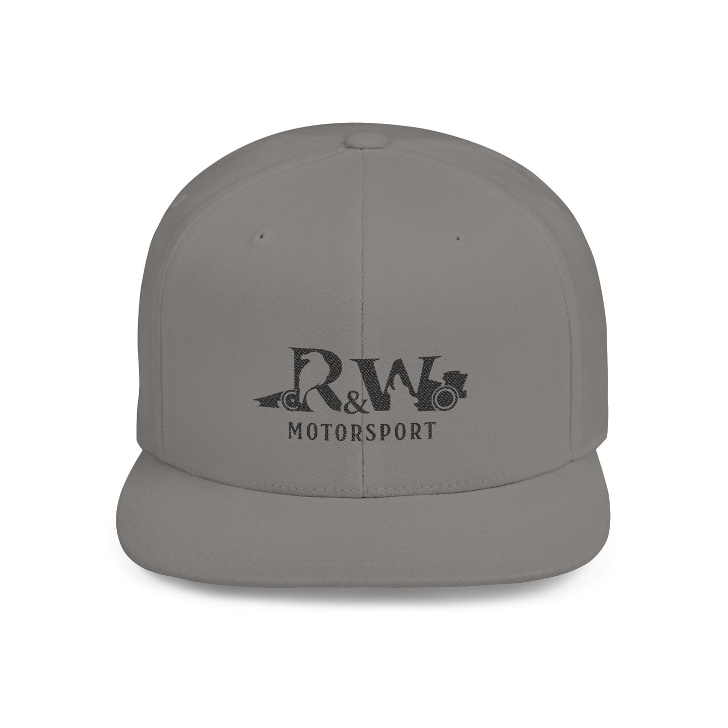 R&W Motorsport Distressed Logo Snapback Hat