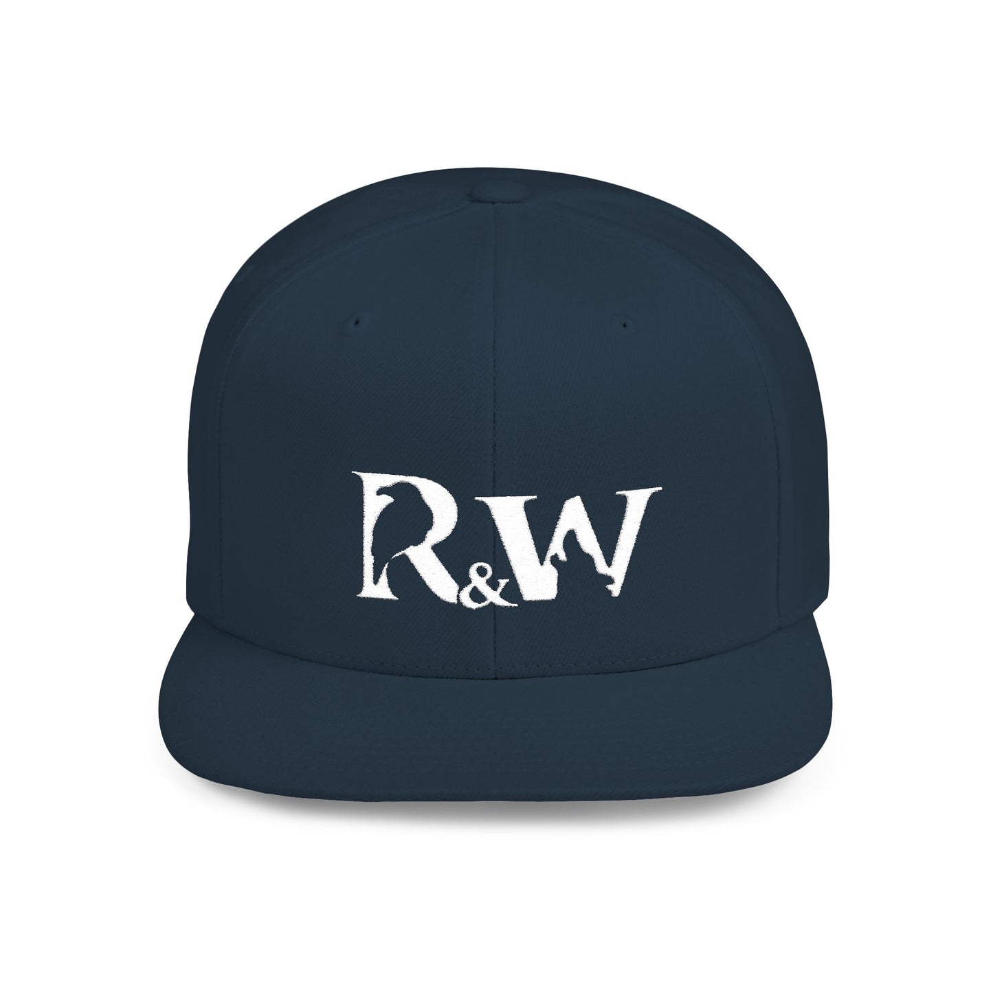 R&W Athletics Distressed Logo Snapback Hat
