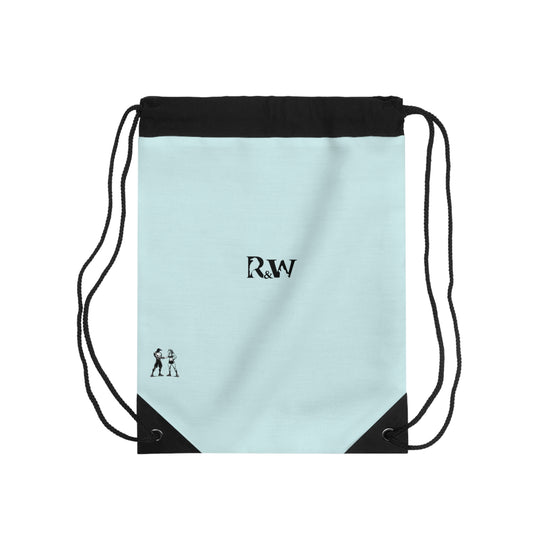 Monogram Drawstring Bag — Minimalist Horizon Gym Sack