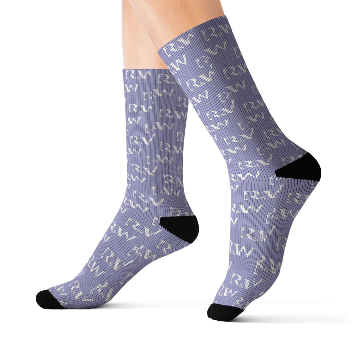 Monogram Pattern Socks — Amore I Crew Socks