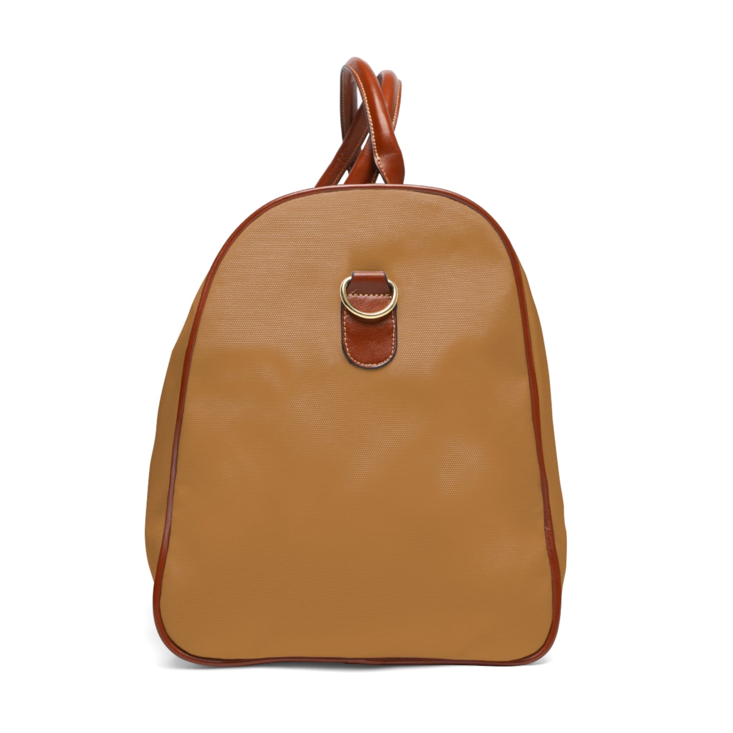 Monogram Waterproof Travel Duffle Bag – Cuero Cómodo with Brown Trim