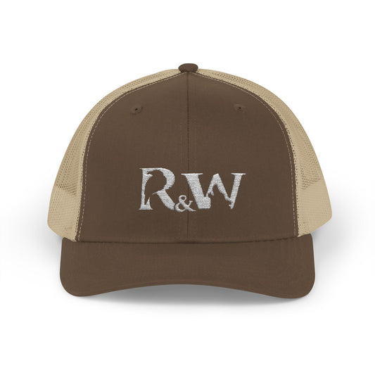 Copy of R&W Athletics Embroidered Mesh Trucker Cap — Vintage Snapback Mesh Hat