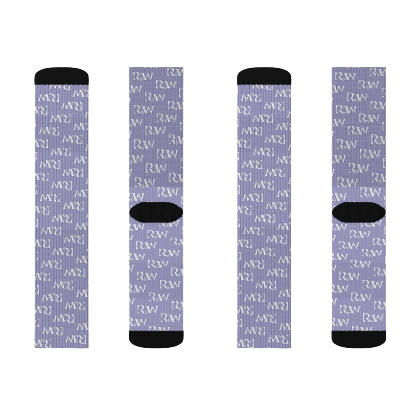 Monogram Pattern Socks — Amore I Crew Socks