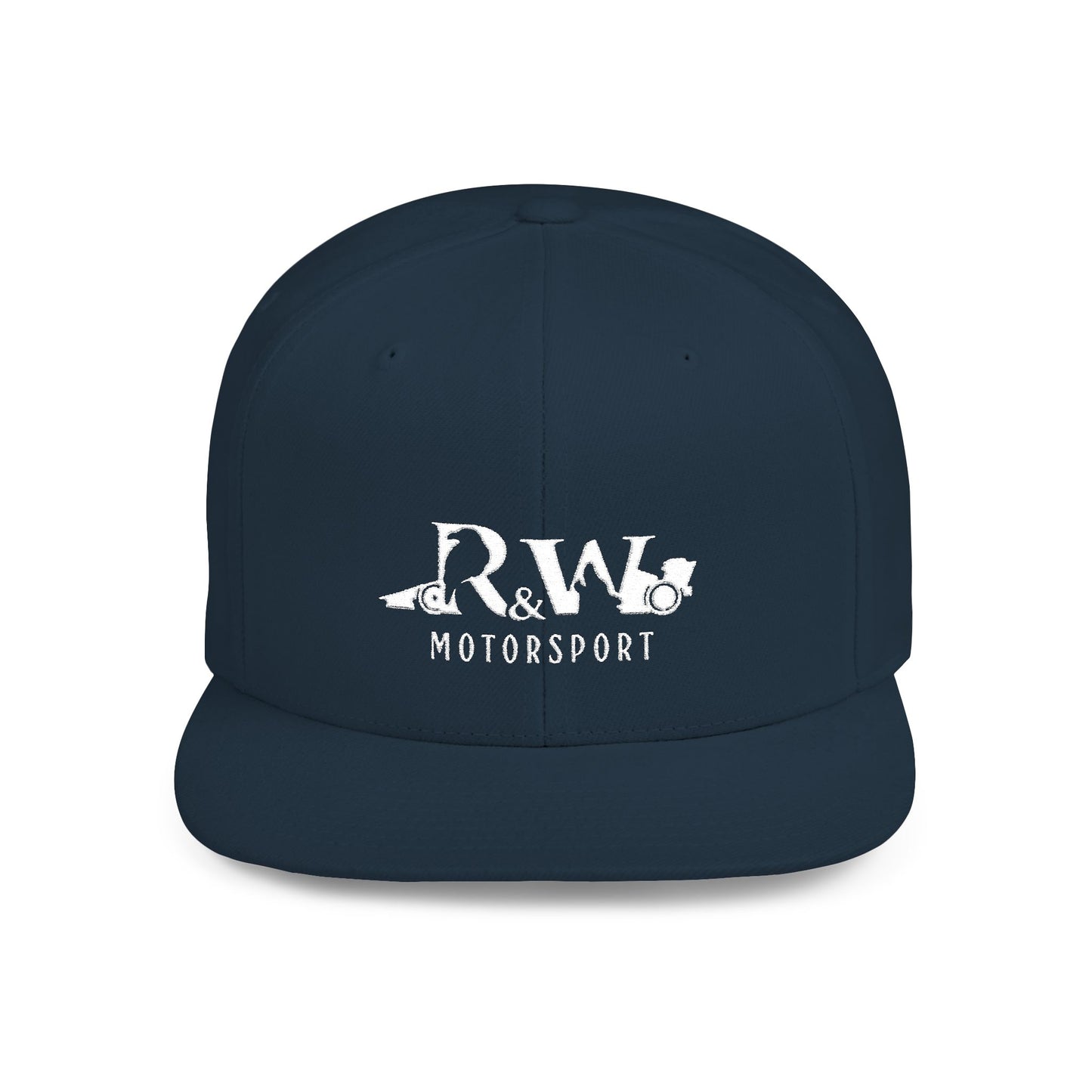 R&W Motorsport Distressed Logo Snapback Hat