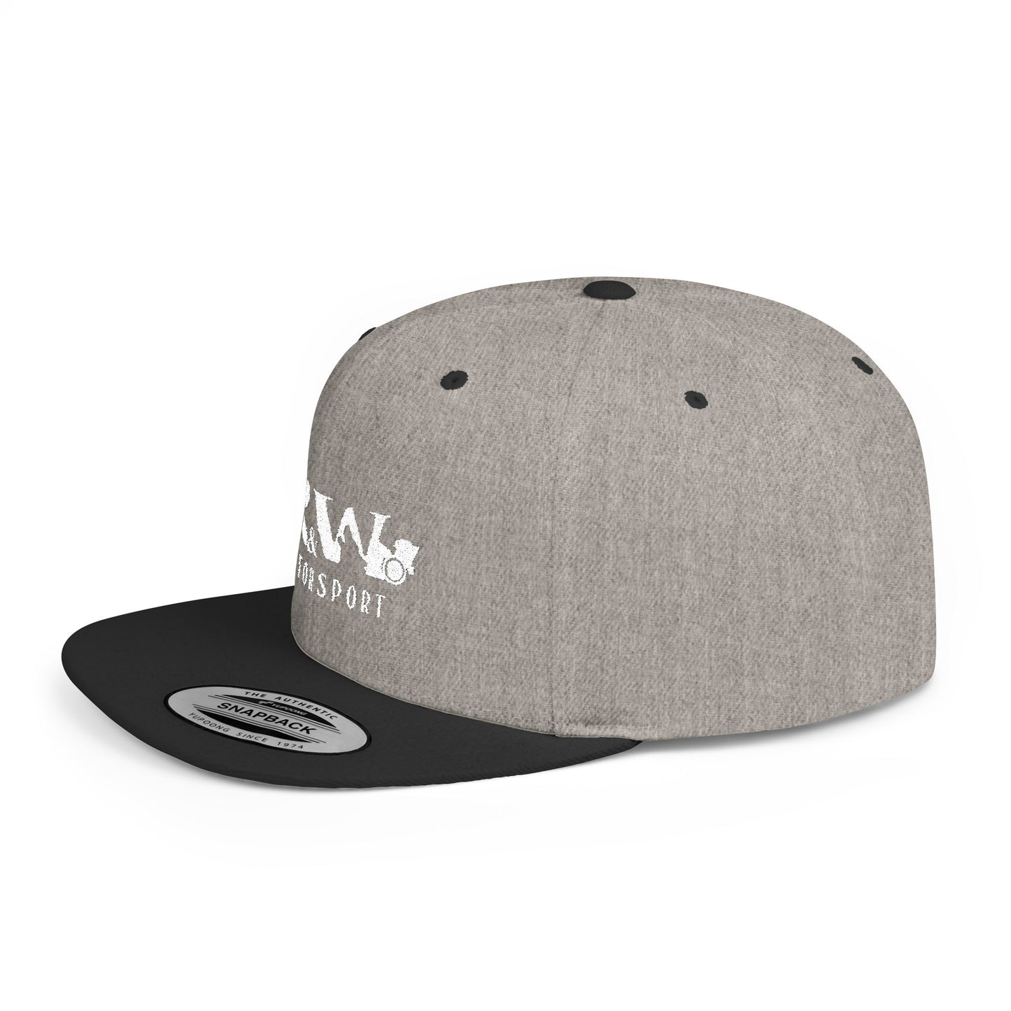 R&W Motorsport Distressed Logo Snapback Hat
