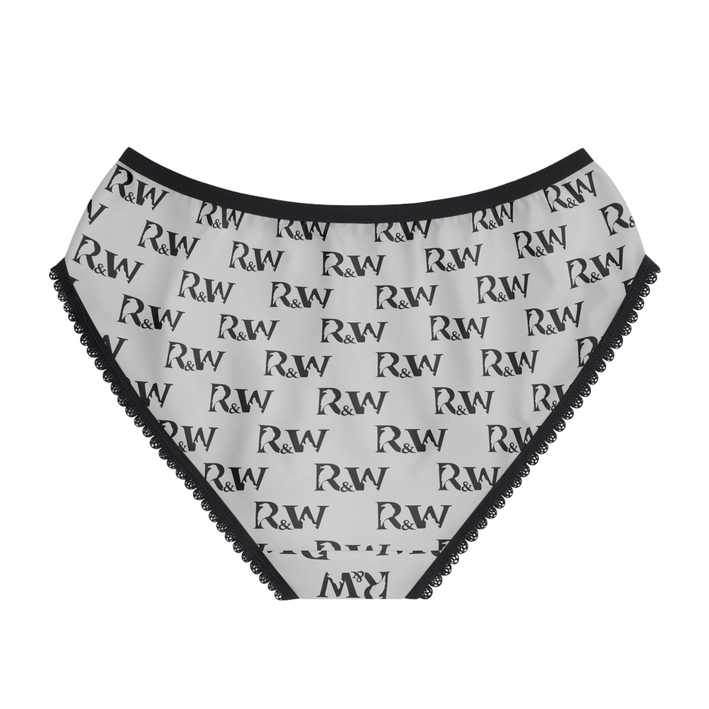 Women's Pattern Briefs — Wolf Grey