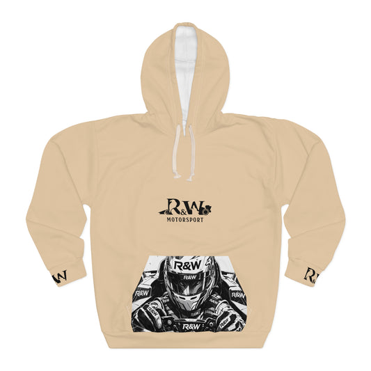 R&W Motorsport Hoodie — R&W 'Vision of the Raven, Power of the Wolf' Racing Pullover (Dakar Dunes)