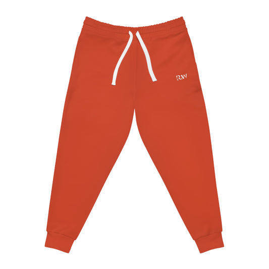R&W Athletics Minimalist Logo Jogger Sweatpants (Rojo Rugiente II)