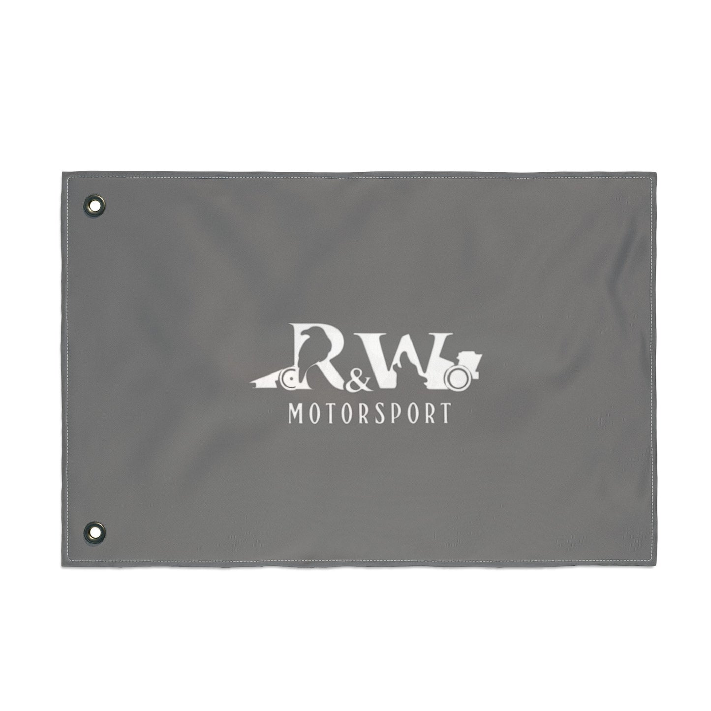 R&W Motorsport Team Flag (Asphalt Grey)