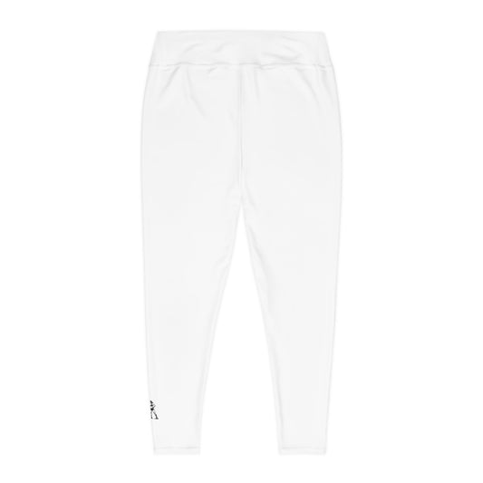 R&W Women's Plus Size Leggings — Minimalist Logo Panda