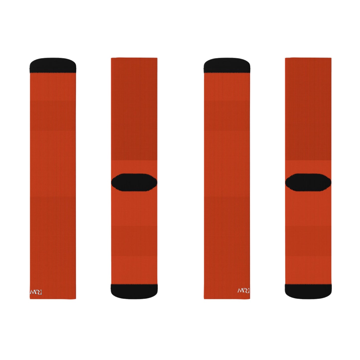 R&W Athletics Small Logo Socks - Rojo Rugiente I