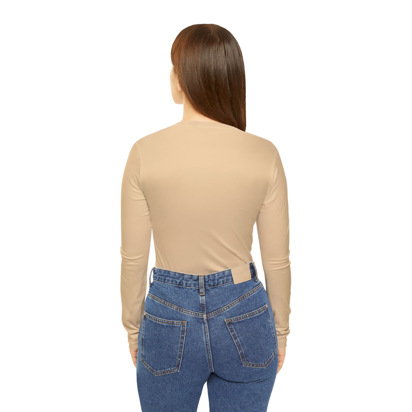 R&W Women's Minimalist V-Neck Long Sleeve Shirt - Dakar Dunes