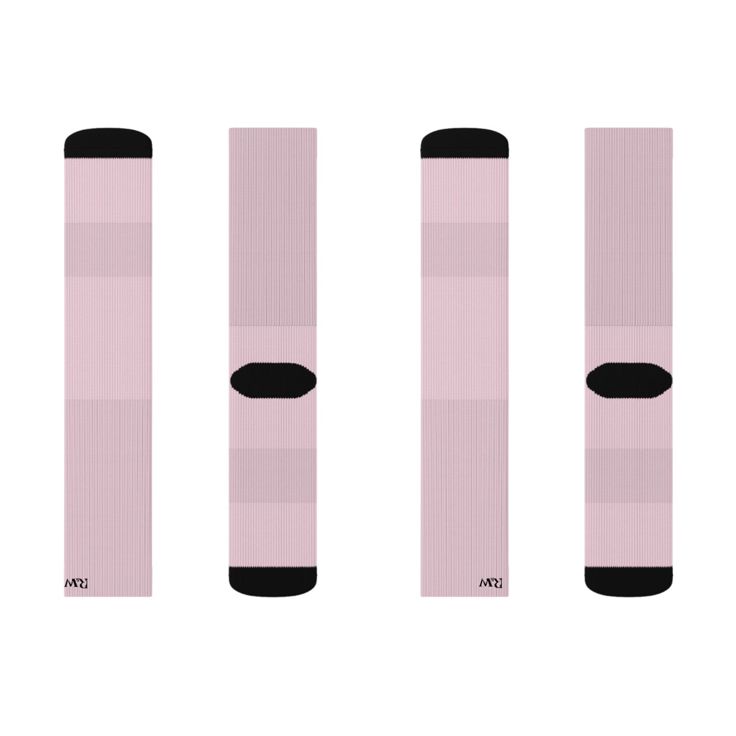 R&W Athletics Small Logo Socks - Performance Pink