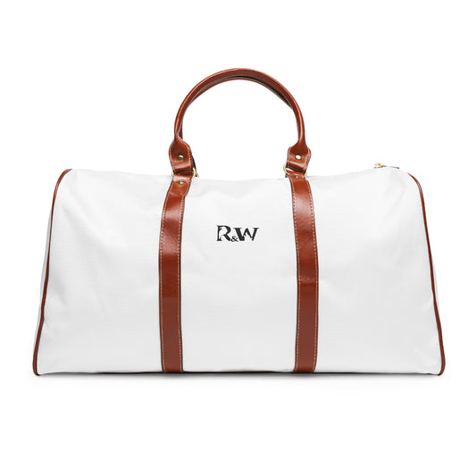 Monogram Waterproof Travel Duffle Bag – Panda with Brown Trim