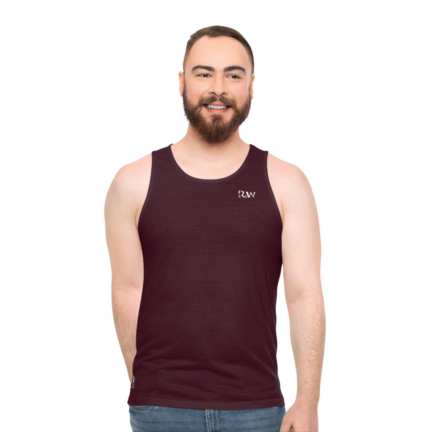 R&W Athletics Unisex Minimalist Tank Top — Vino Viejo