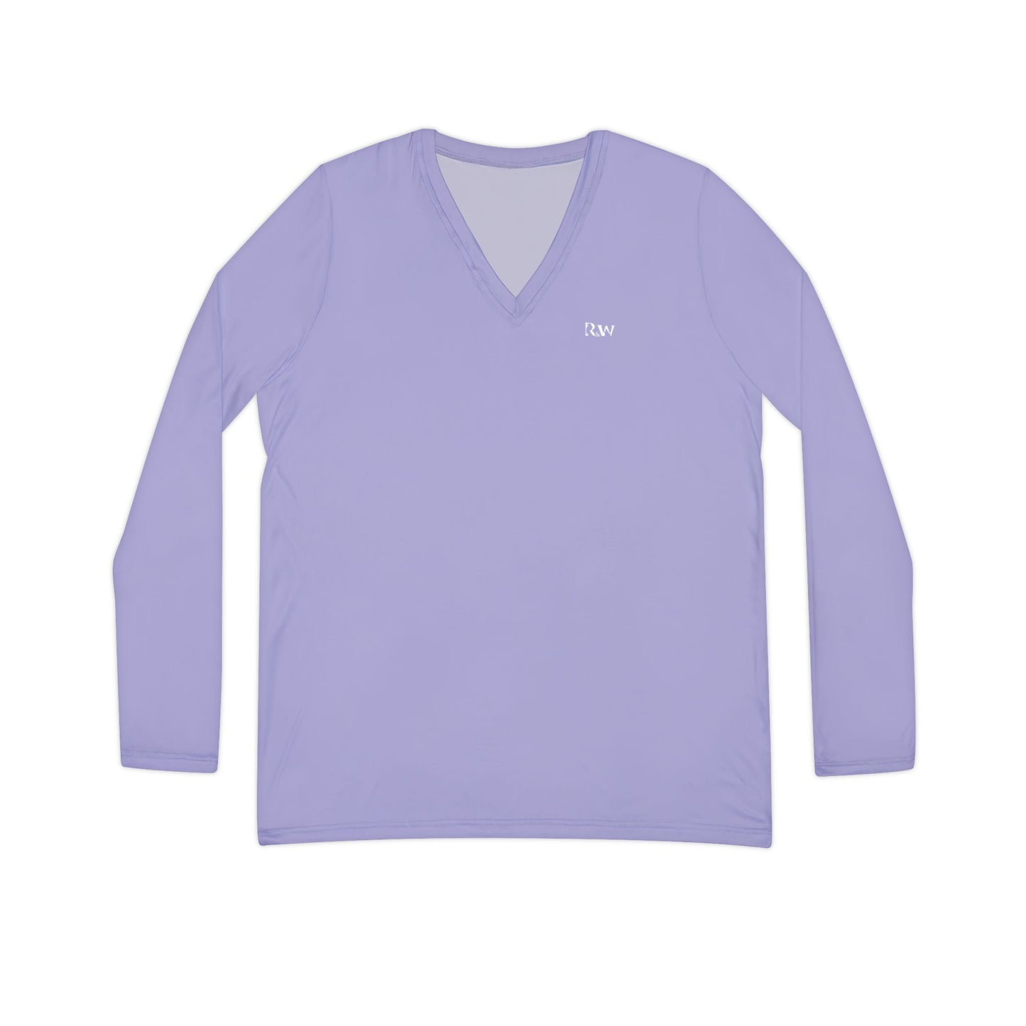 R&W Women's Minimalist V-Neck Long Sleeve Shirt - Amore I