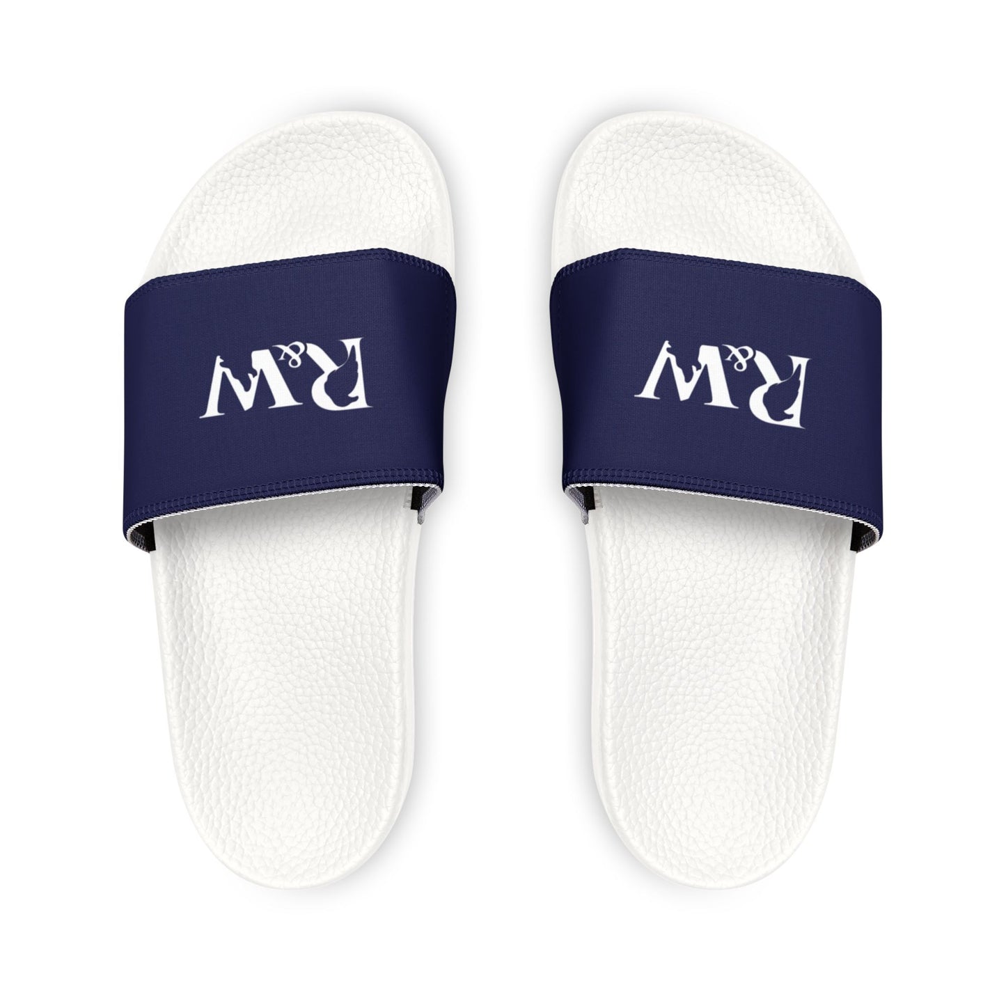 R&W Men's Slide Sandals — Noble Navy Casual Pool & Beach Slides