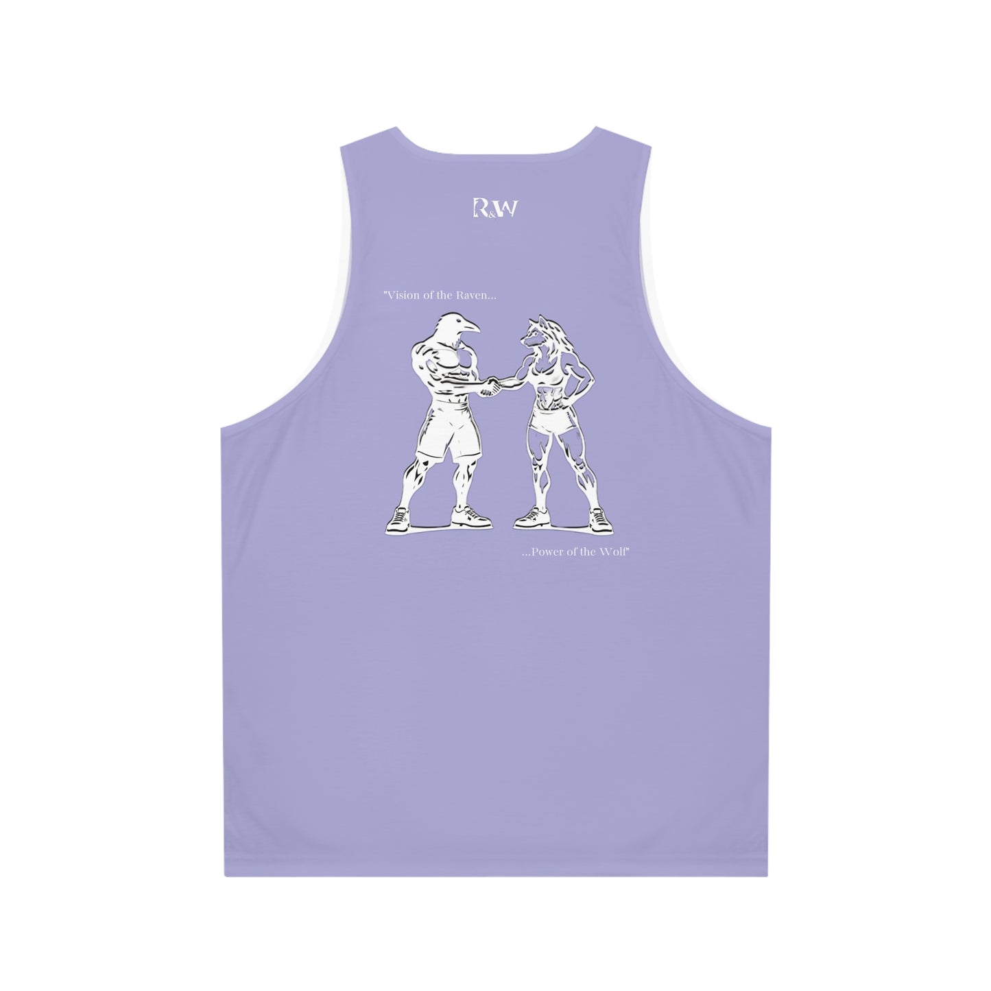 R&W Athletics "Origin Story" Comic-Style Fitness Tank Top — Amore I