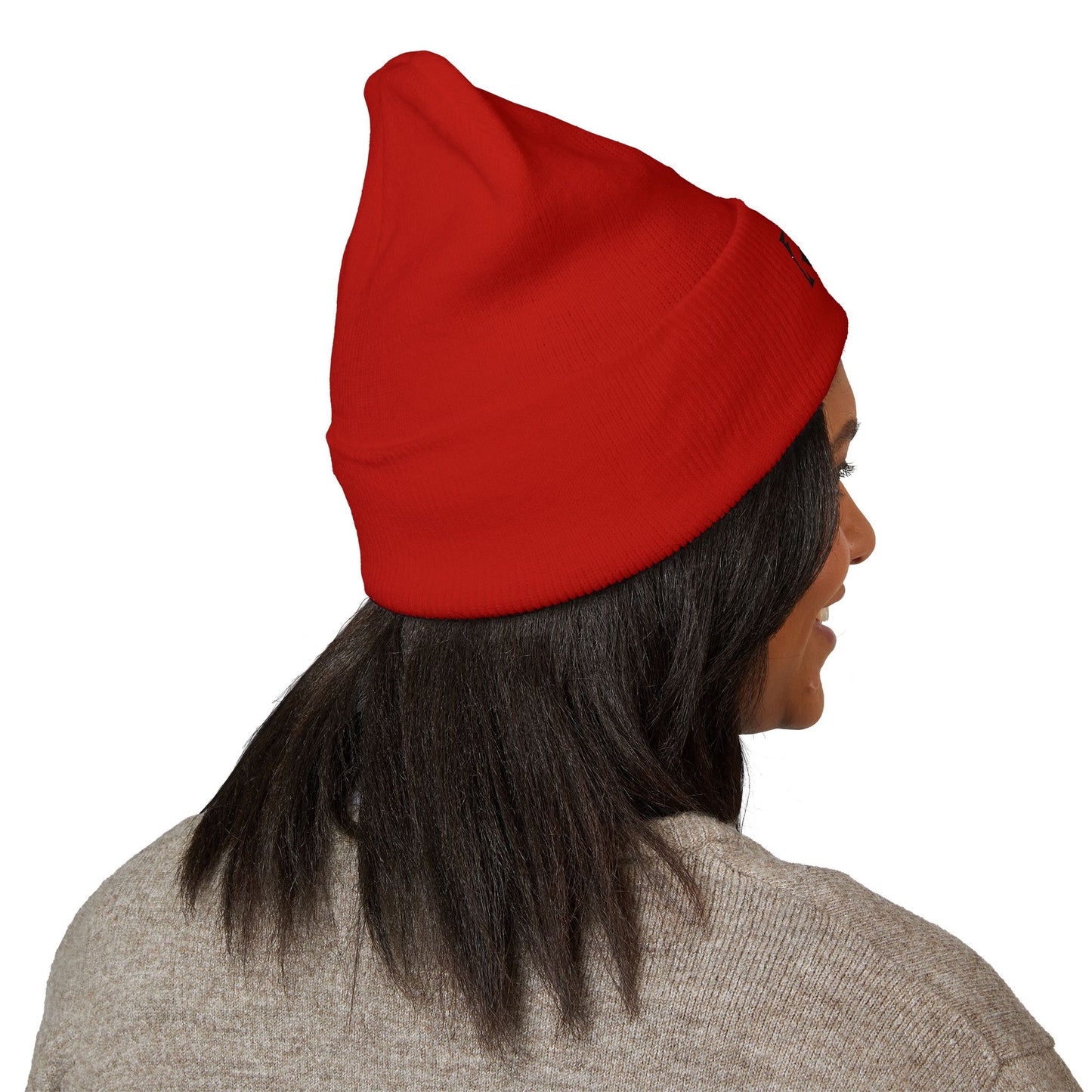 R&W Athletics Embroidered Logo Cuffed Beanie — Classic Knit Winter Hat