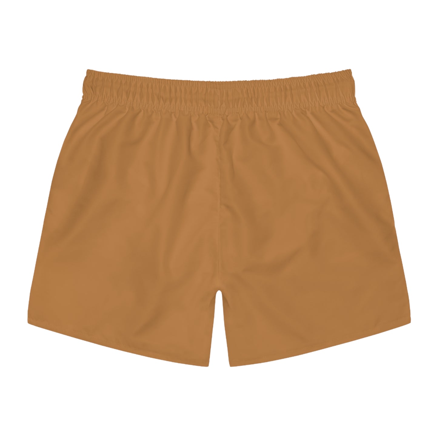 Mens Minimal Logo Swim Trunks — Cuero Cómodo