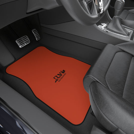 R&W Motorsport Front Car Mats – Rojo Rugiente I (Front Pair Only)