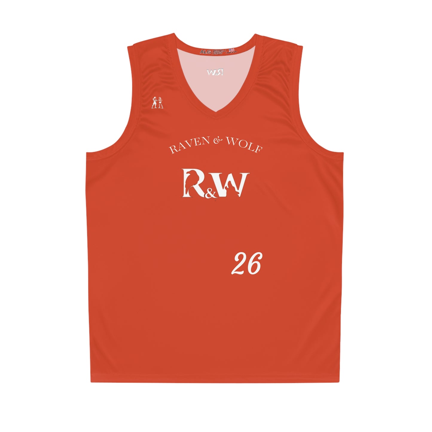 R&W Athletics "Tip Off" Basketball Jersey – Rojo Rugiente II