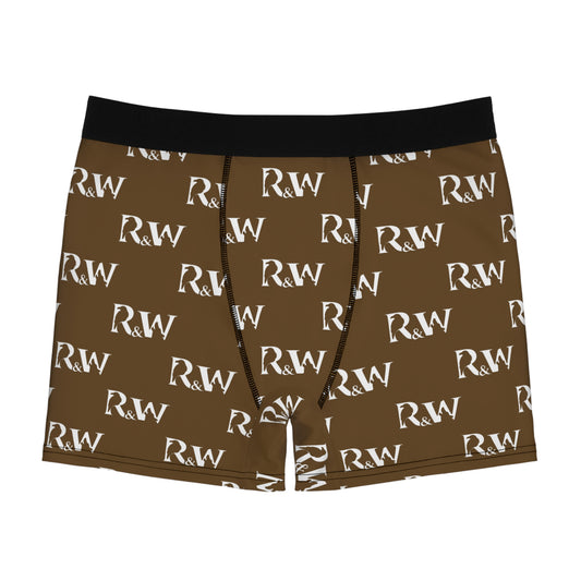 Men's Pattern Boxer Briefs — Maduro Marrón Men’s Underwear