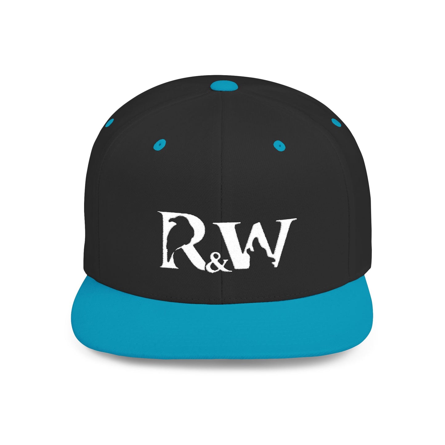 R&W Athletics Distressed Logo Snapback Hat