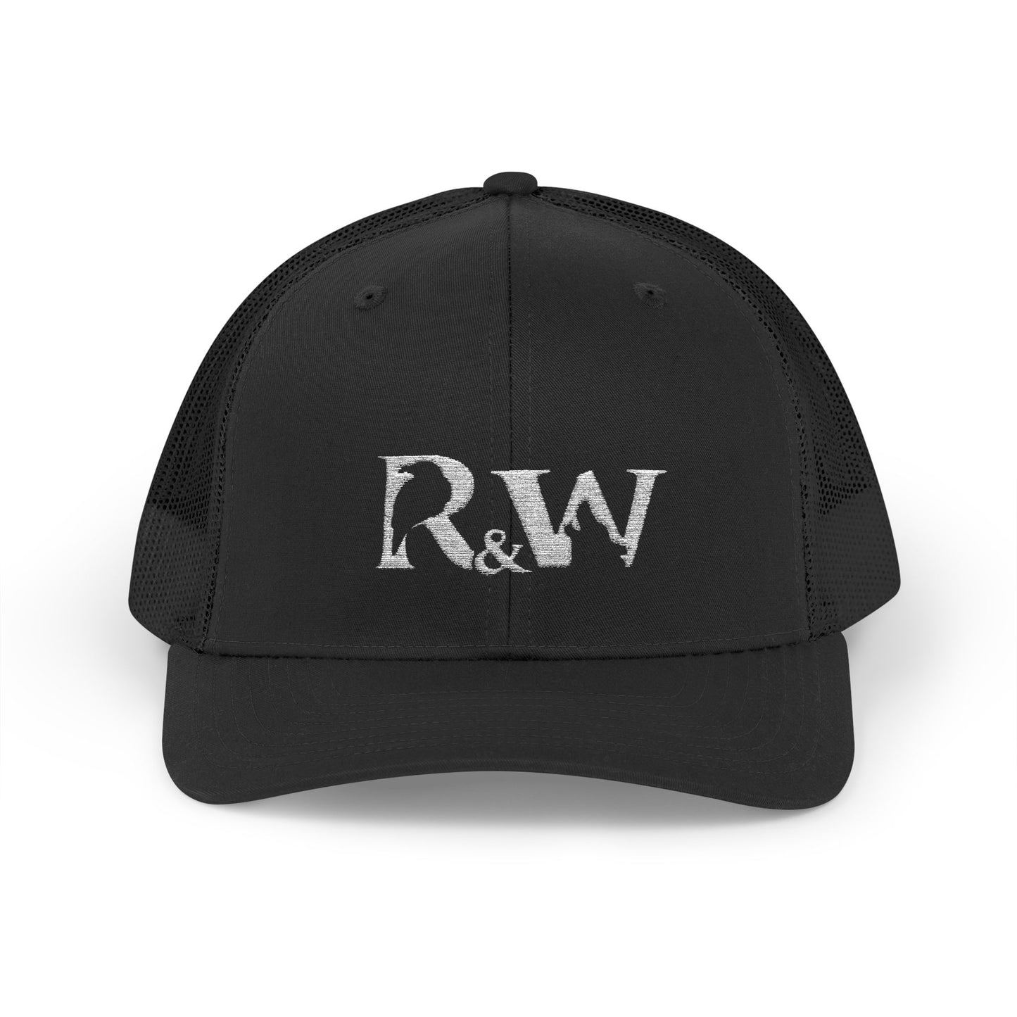Copy of R&W Athletics Embroidered Mesh Trucker Cap — Vintage Snapback Mesh Hat