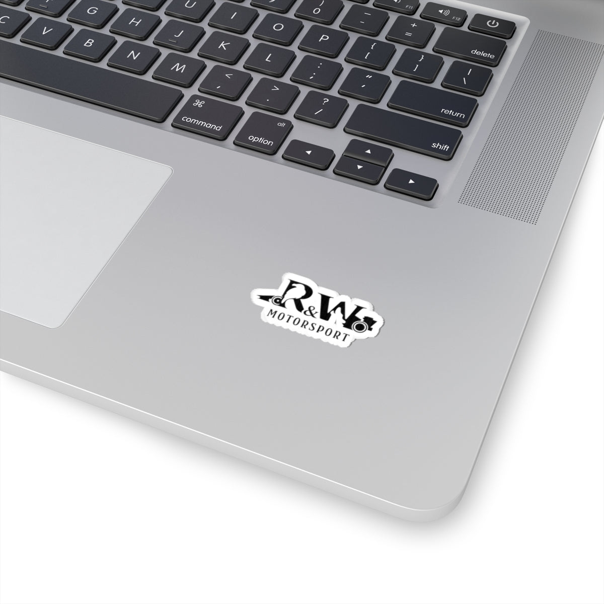 R&W Motorsport Sticker (Black) — Decal for Laptops & Journals