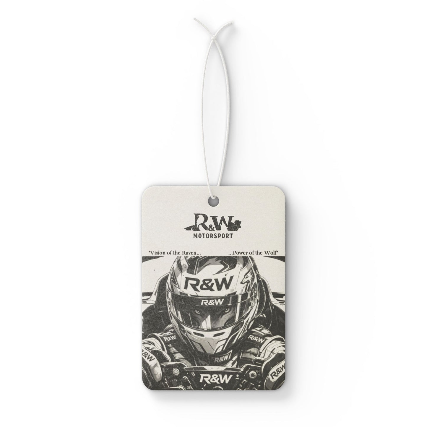 R&W Motorsport Racer Helmet Car Air Freshener — Vintage Racing Scent