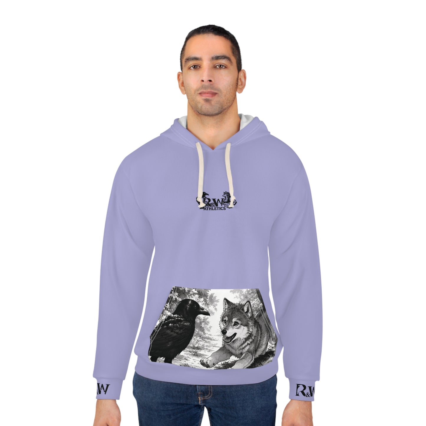 R&W Athletics Graphic Hoodie — "Origin Story" Amore II Comic Panel Pullover