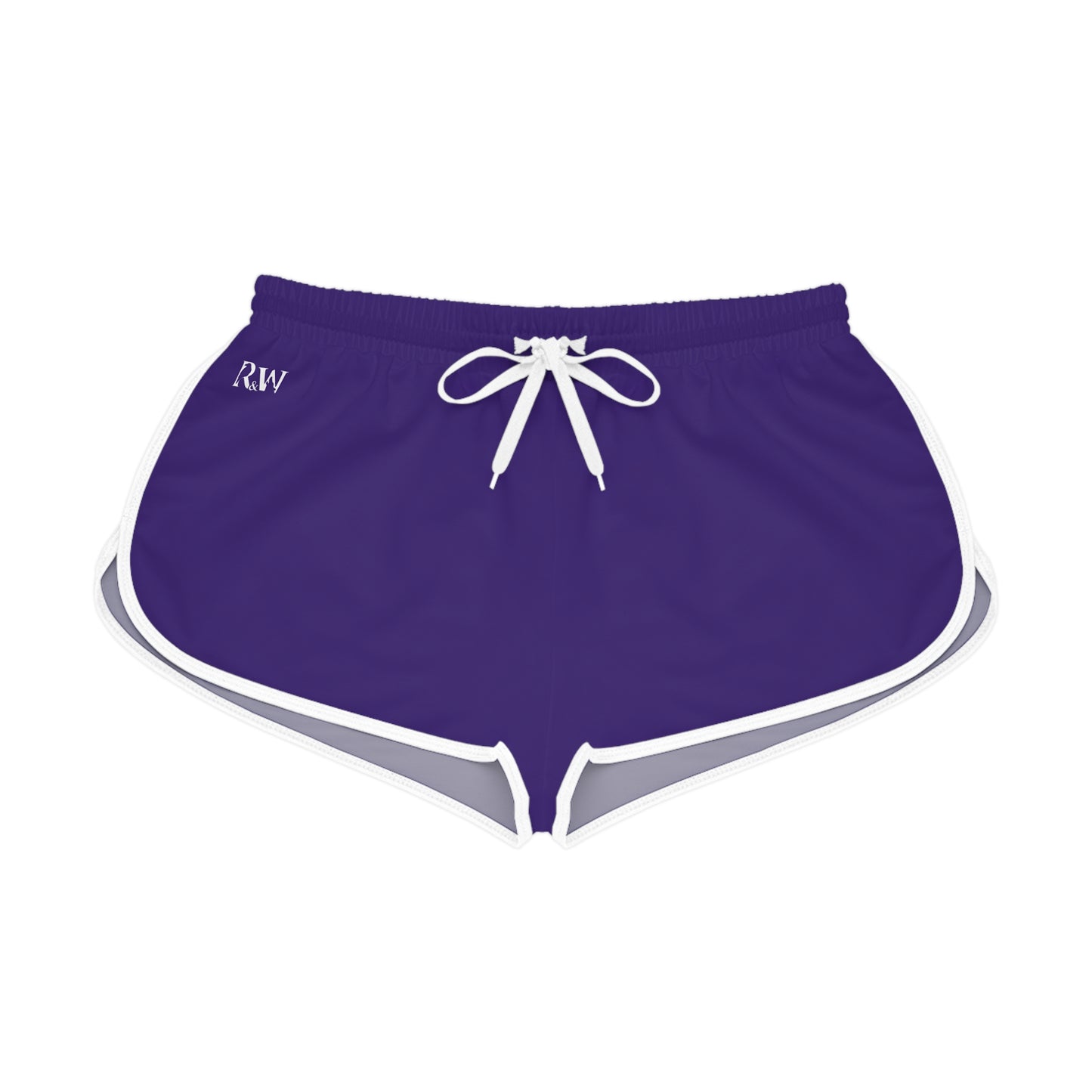 R&W Women's Minimalist Logo Relaxed Shorts — Raven