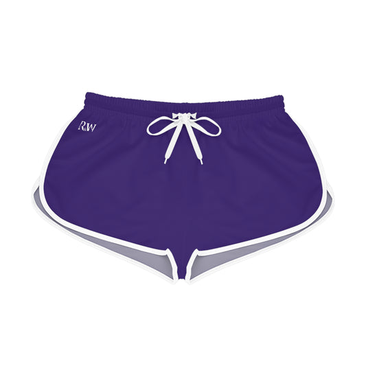R&W Women's Minimalist Logo Relaxed Shorts — Raven