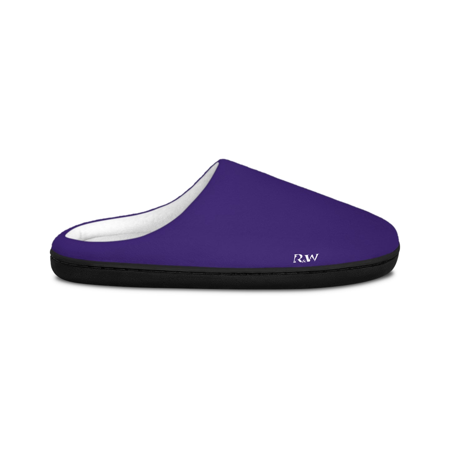 Indoor Slippers — Raven Small Logo Cozy House Shoes for Women
