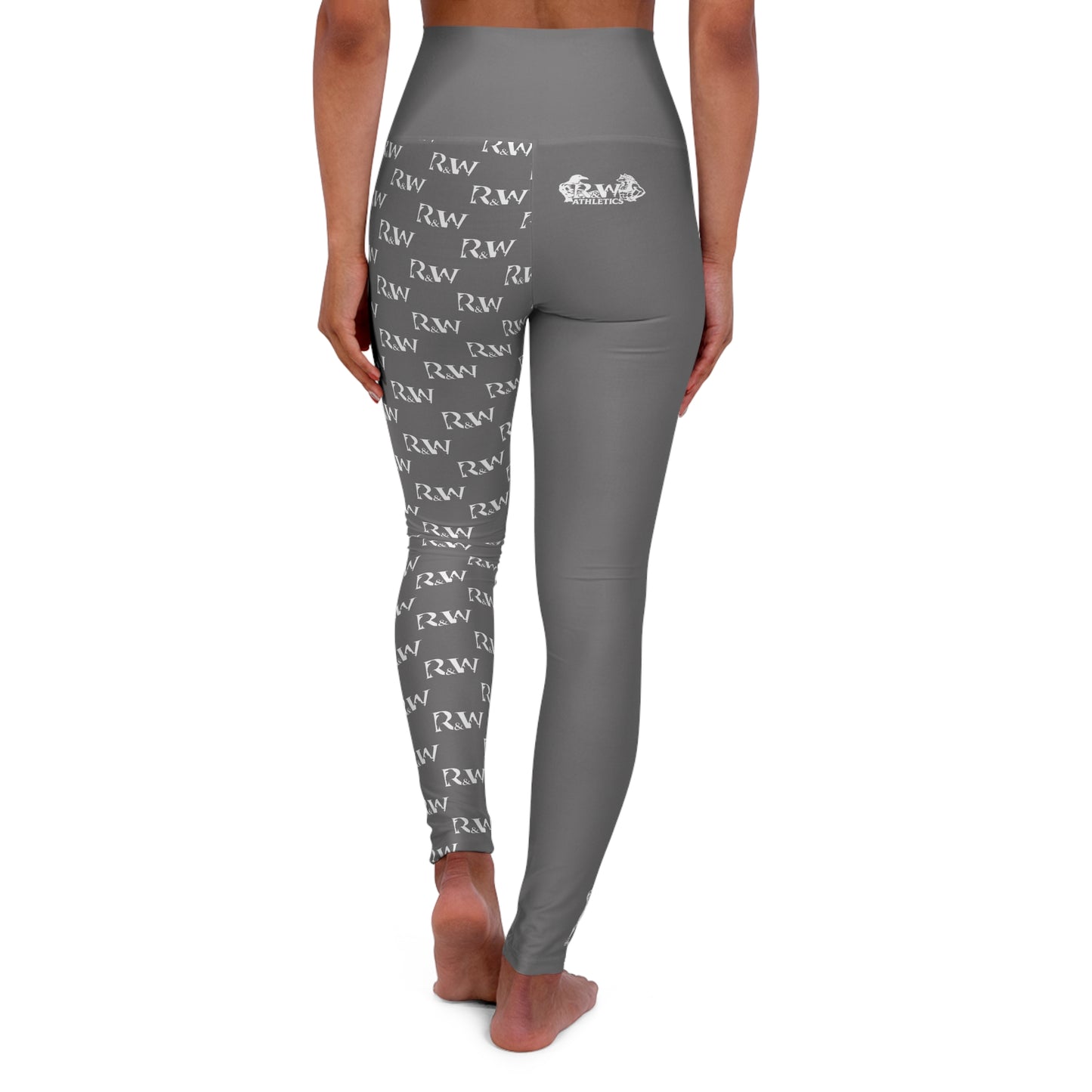 R&W Women's High-Waisted Yoga Leggings — Asphalt Grey