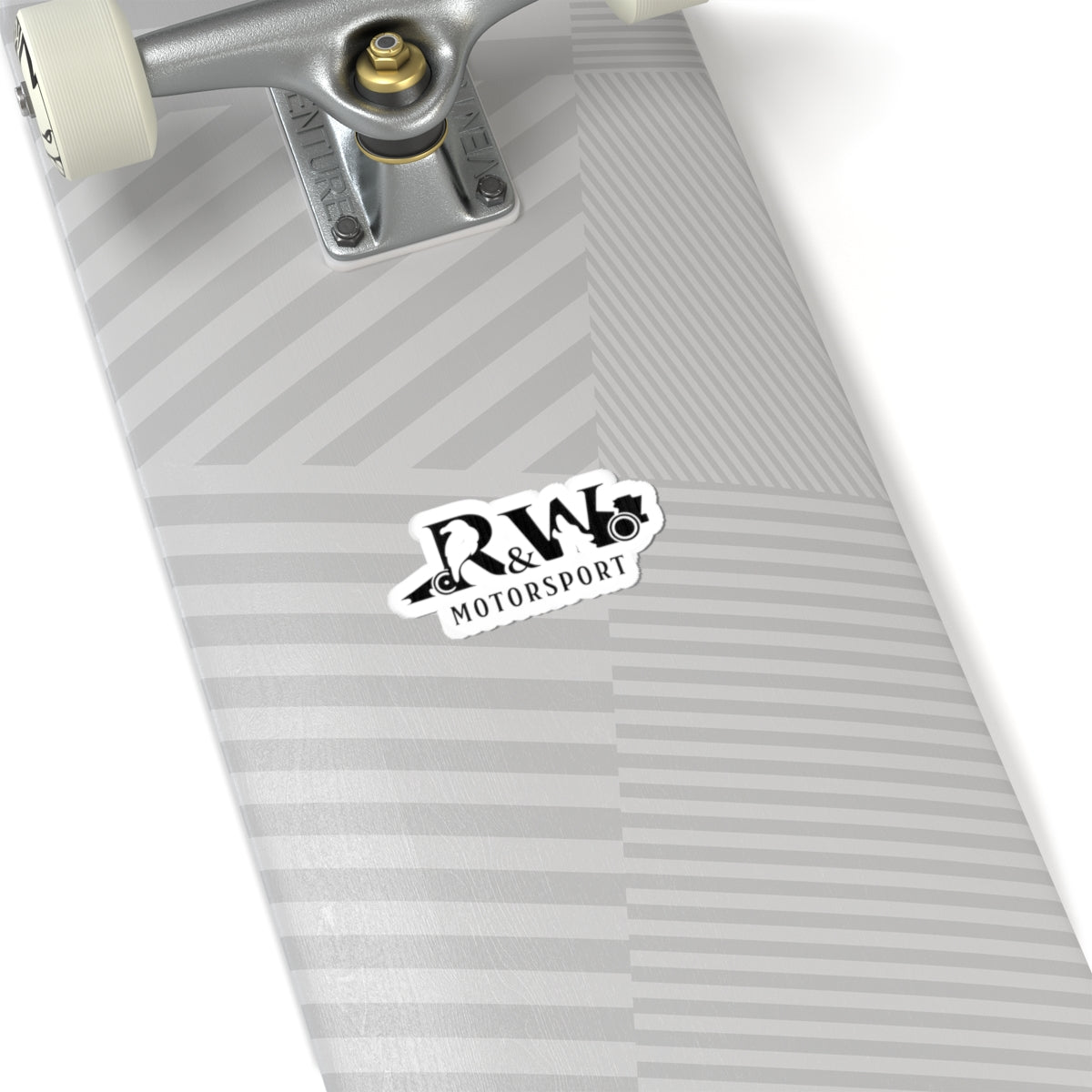 R&W Motorsport Sticker (Black) — Decal for Laptops & Journals