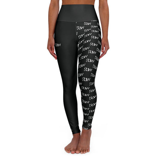 R&W Women's High-Waisted Yoga Leggings — Tarmac Black