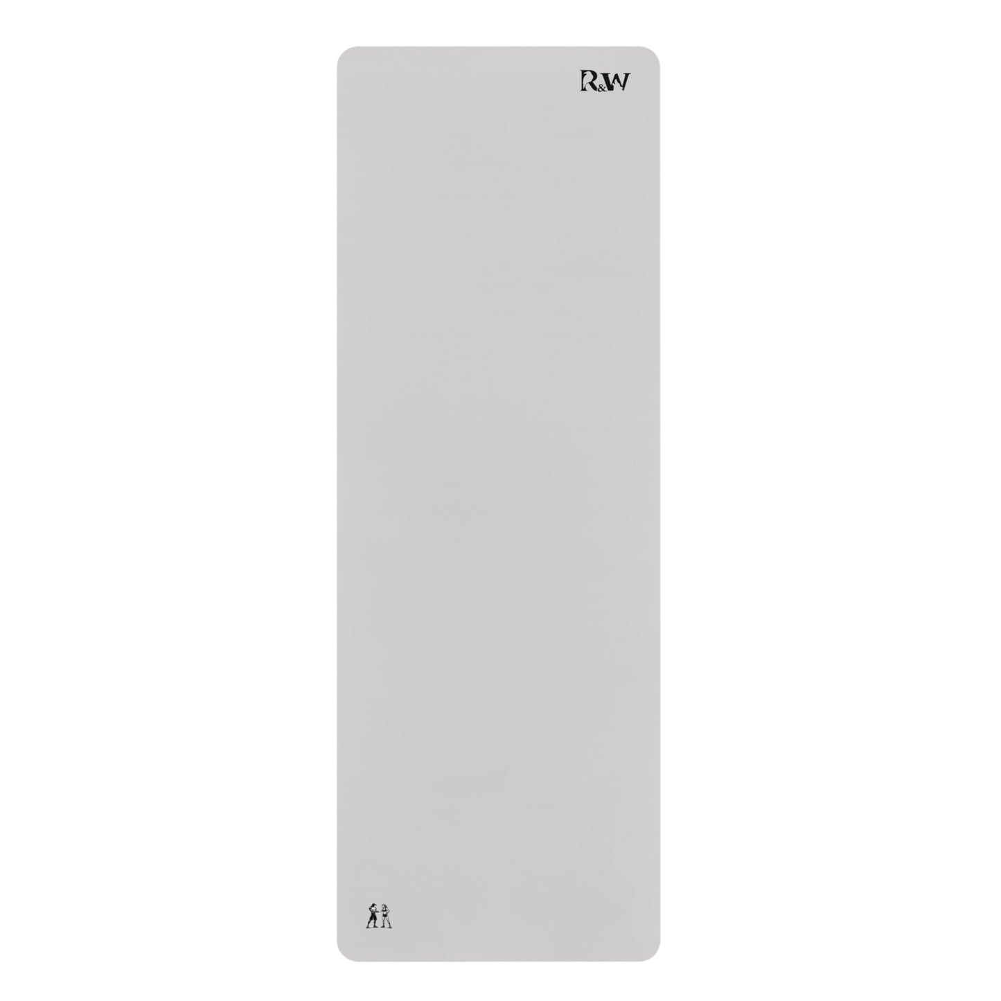 Rubber Yoga Mat — Minimal Wolf Grey Yoga Mat
