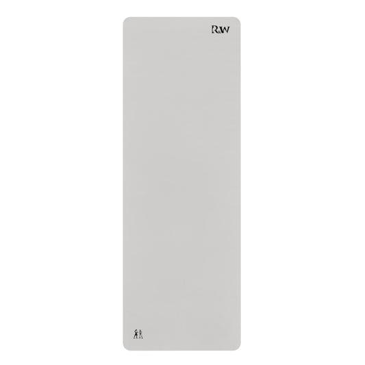 Rubber Yoga Mat — Minimal Wolf Grey Yoga Mat