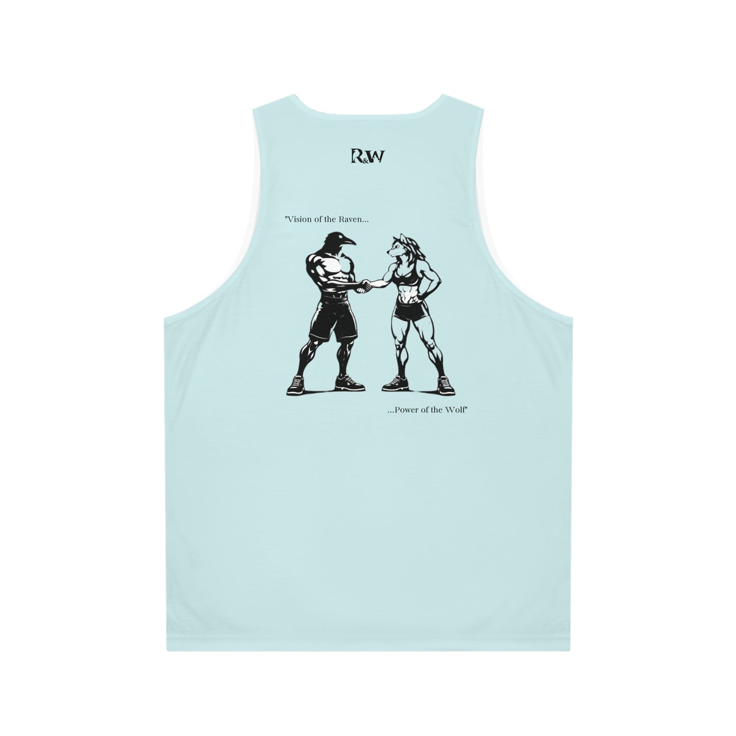 R&W Athletics "Origin Story" Comic-Style Fitness Tank Top — Horizon